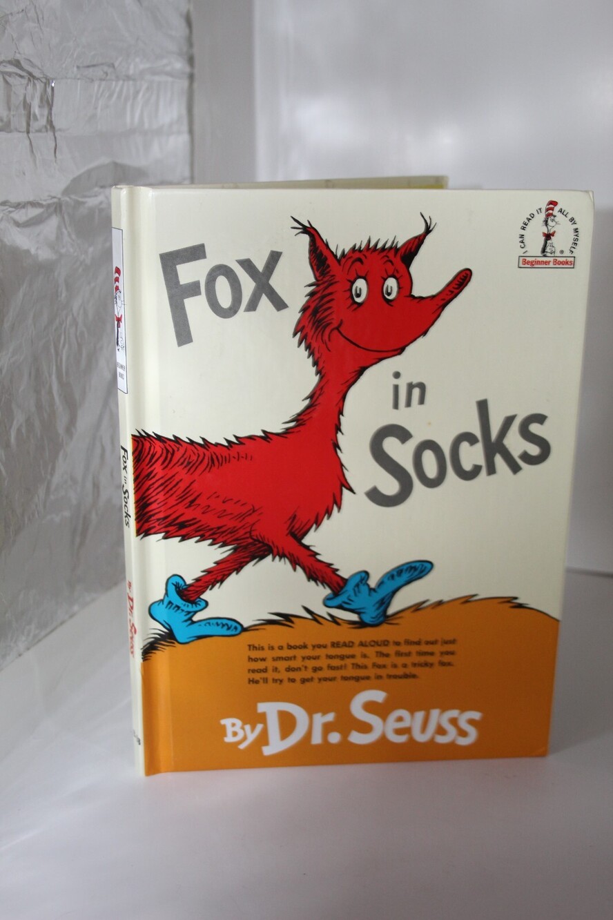 Dr. Seuss Fox in Socks Hardcover I can read all by myself Book
